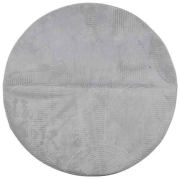 vidaXL Teppich Iza Kurzflor Skandinavischer Look Grau  100 Cm 1946860 günstig online kaufen