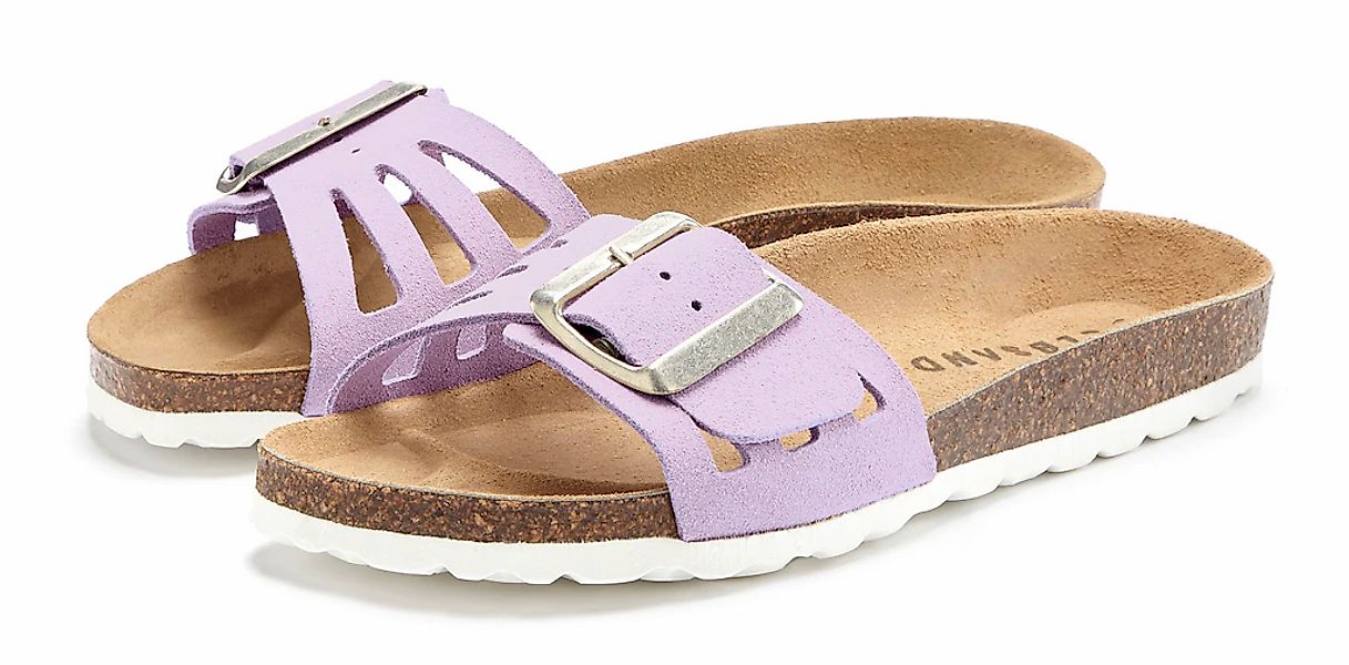 Elbsand Pantolette "Sandale, Mule, offener Schuh, Sommerschuh, Lederpantole günstig online kaufen