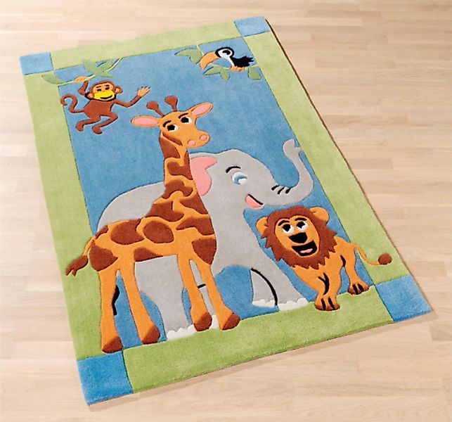 Böing Carpet Kinderteppich »Kids 1363«, rechteckig, Konturenschnitt, Kinder günstig online kaufen
