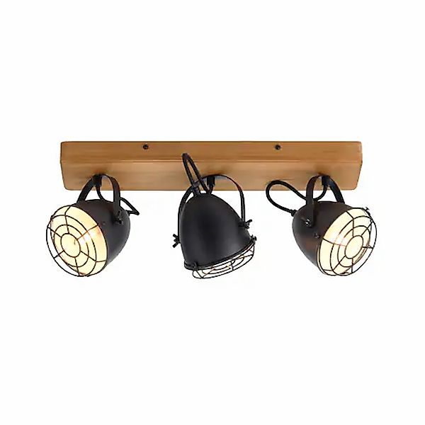 JUST LIGHT Deckenleuchte »BEETLE«, 3 flammig, Leuchtmittel E14   ohne Leuch günstig online kaufen