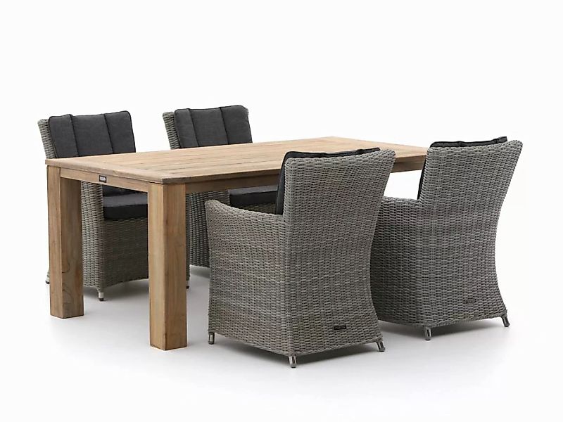 Intenso Adriano/ROUGH-X 180 cm Gartenmöbel-Set 5-teilig günstig online kaufen