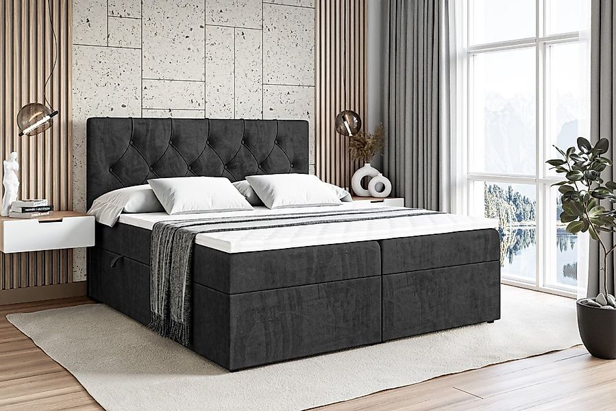 ALTDECOR Boxbett MIRAGE (Multipocket-Matratze H4, H3 Matratze Bonellfederun günstig online kaufen