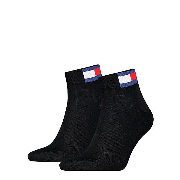 Tommy Hilfiger Kurzsocken "TH UNI TJ QUARTER 2P FLAG", (2 Paar), Verstärkte günstig online kaufen