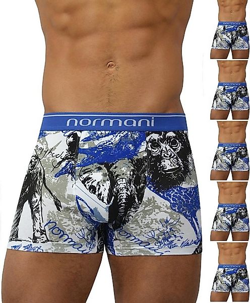 normani Retro Boxer 6 Stück Retro Boxershorts aus Baumwolle Unterhose aus a günstig online kaufen