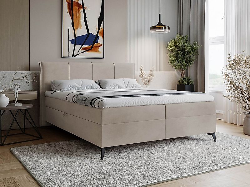 MIRJAN24 Boxspringbett Eco (mit zwei Bettkästen), Härtegrad H3, 140/160/180 günstig online kaufen