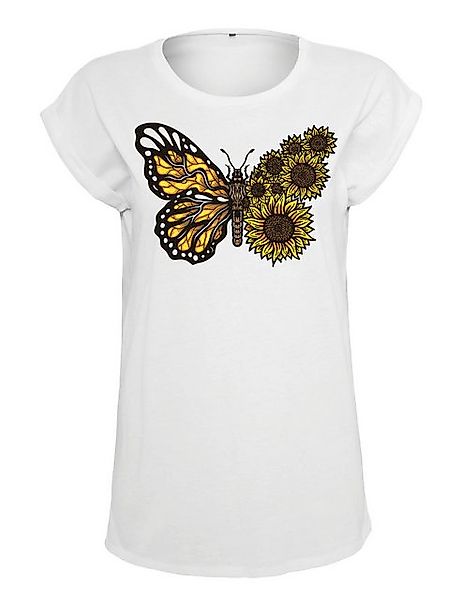 Youth Designz Print-Shirt "Sunflower Schmetterling" Damen T-Shirt Statement günstig online kaufen