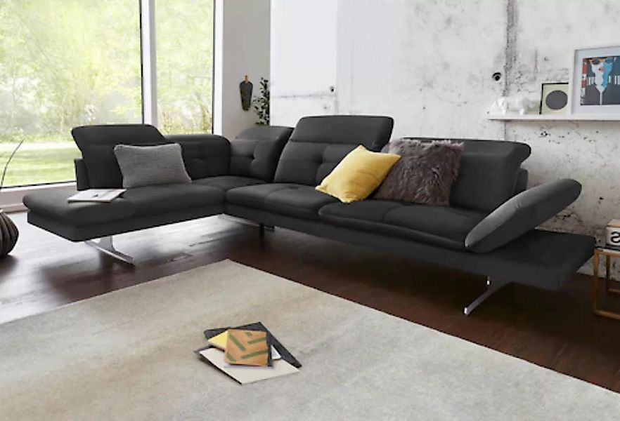exxpo - sofa fashion Ecksofa Dana, L-Form, inkl. Kopf- bzw. Rücken- und Arm günstig online kaufen
