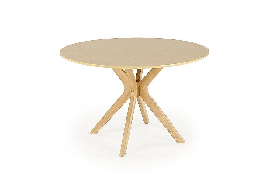 designimpex Esstisch Esstisch HAN-111 Eiche Natur Massivholz Tisch Echtholz günstig online kaufen