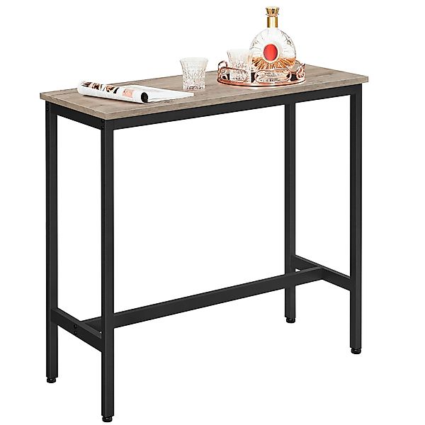 VASAGLE Bartisch Küchentisch Bistrotisch, rechteckiger Stehtisch, günstig online kaufen