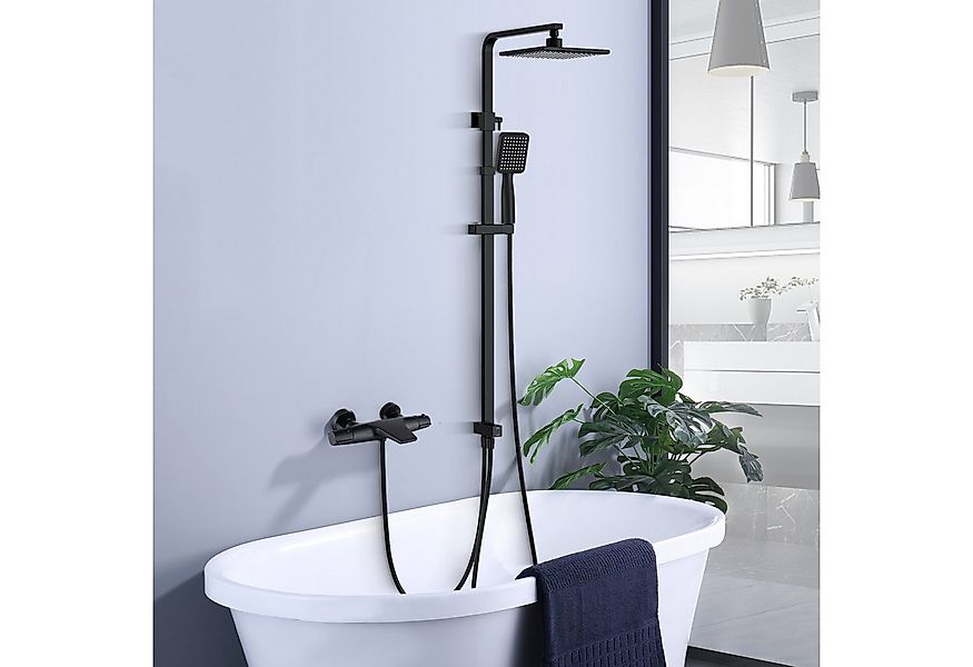 HOMELODY Duschsystem Abnehmbares Duschsystem mit Wasserfall Badzubehör Dusc günstig online kaufen
