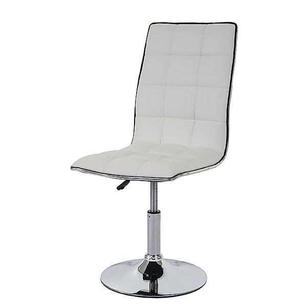 CHEFGASTRO Esszimmerstuhl 2er-Set 103x43x54cm Sitzhöhe 41cm Kunstleder Weiß günstig online kaufen