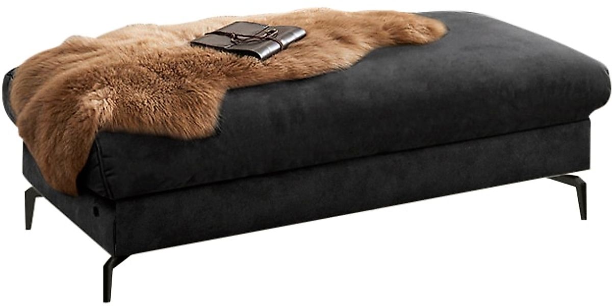 W.SCHILLIG Polsterhocker Füße in Schwarz pulverbeschrichtet günstig online kaufen