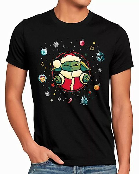 style3 T-Shirt Weihnachten yoda fett wars boba mandalorian star xmas ugly s günstig online kaufen