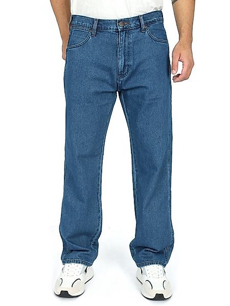Wrangler Straight-Jeans Relaxed Fit, leicht & weich - FRONTIER DARK STONE günstig online kaufen