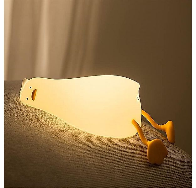 Fanttik LED Nachtlicht LED Baby Silikon Nachtlicht Kinder süße Enten-Nachtt günstig online kaufen