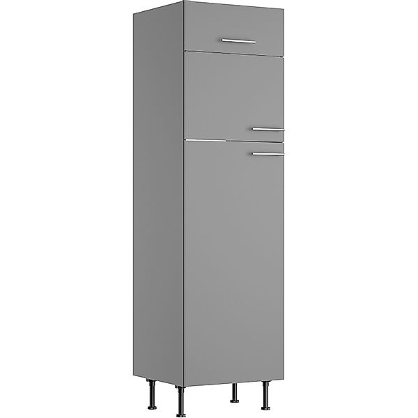 Optifit Küchen-Hochschrank für Kühl-Gefrier-Kombi Mats825 60 cm Basaltgrau günstig online kaufen