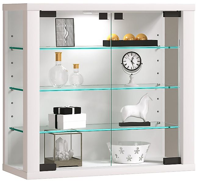 VCM Hängevitrine Wandvitrine Hängevitrine Glasvitrine Vitrosa S günstig online kaufen