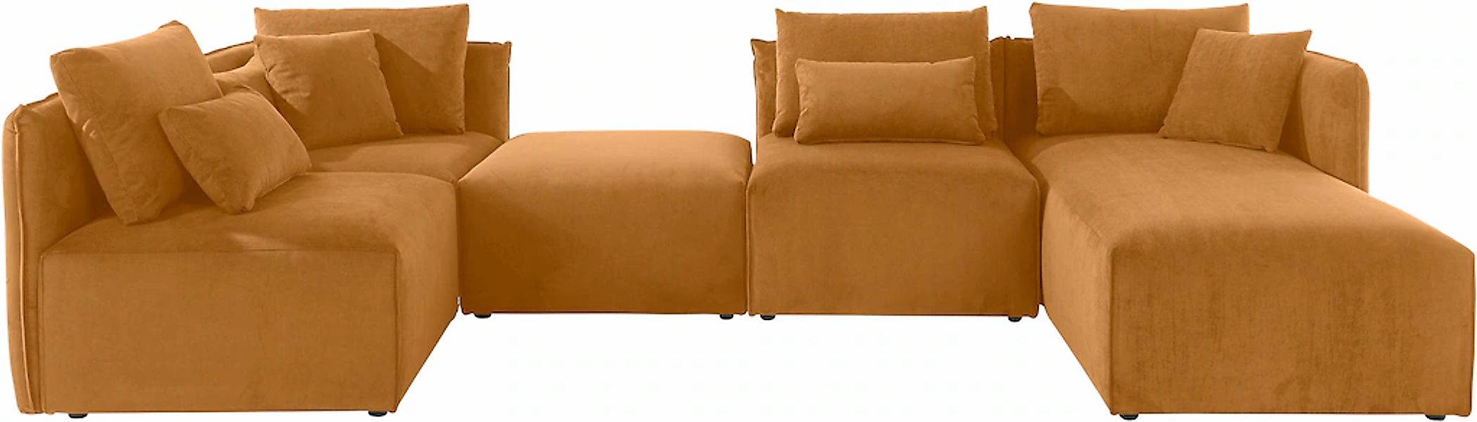 OTTO home Wohnlandschaft "Nöre U-Form" 5 Teile, in vielen Bezugsqualitäten günstig online kaufen