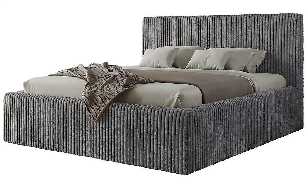 Polsterbett mit Bettkasten Tiliano Classic ¦ grau ¦ Maße (cm): B: 176 H: 10 günstig online kaufen