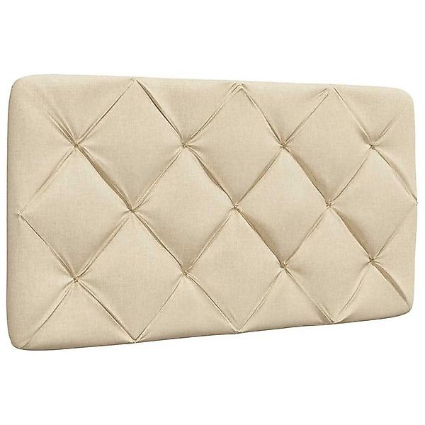 vidaXL Kopfteil Kopfteil-Kissen Creme 90 cm günstig online kaufen