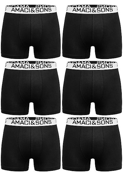 Amaci&Sons Boxershorts WESTON 6er Pack Boxershorts (6er-Pack) Herren Baumwo günstig online kaufen