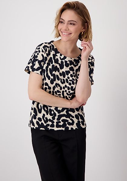 Monari T-Shirt Shirt Leo allover Mit günstig online kaufen