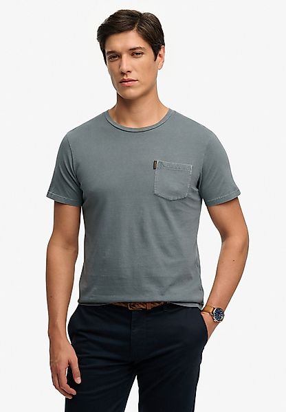 Superdry Rundhalsshirt "CLASSIC ESSENTIAL POCKET TEE" mit stylischer, aufge günstig online kaufen
