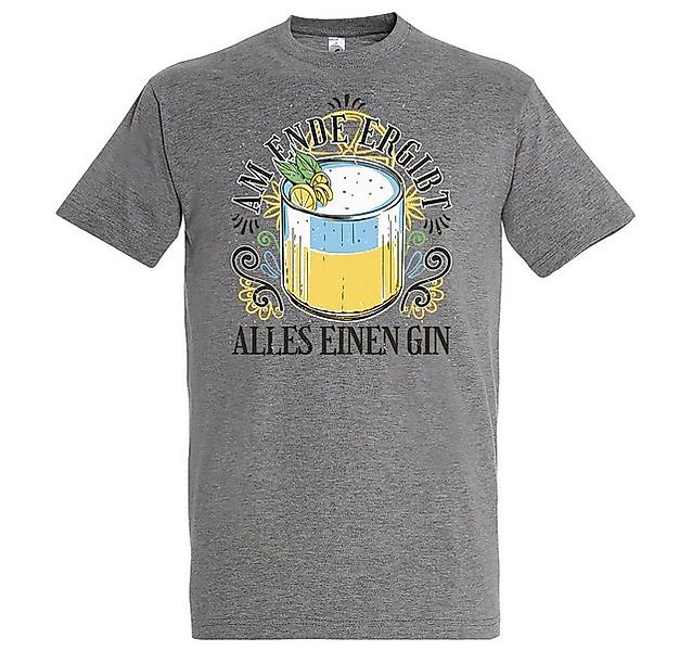 Youth Designz T-Shirt Am Ende ergibt alles einen Gin Herren Shirt Mit Lusti günstig online kaufen