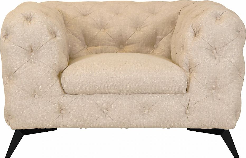 Home affaire Chesterfield-Sessel "Glynis Sessel" aufwändige Knopfheftung, m günstig online kaufen