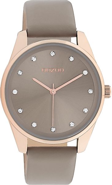 OOZOO Quarzuhr C11047, Armbanduhr, Damenuhr, Lederarmband günstig online kaufen
