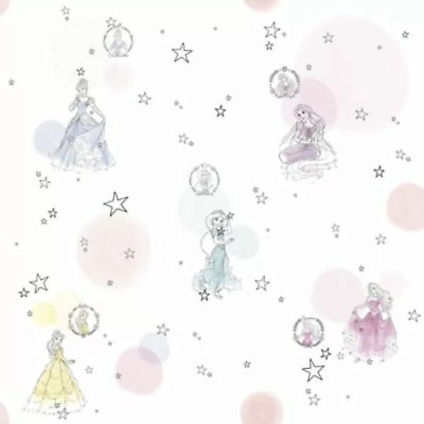 KOMAR Tapete - Princess Pretty Pastel - Größe 0,53 x 10,05 m mehrfarbig günstig online kaufen