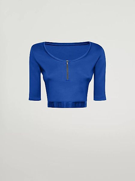 Wolford - Mighty 80s Top Short Sleeves, Frau, dazzling blue, Größe: XS günstig online kaufen