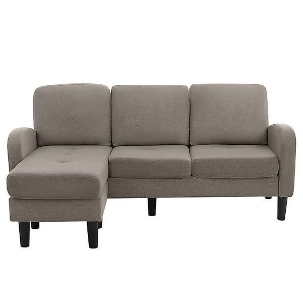 Gotagee Ecksofa L-förmiges 3-Sitzer-Sofa Wohnzimmersofa Polstersofa Freizei günstig online kaufen