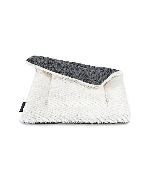 lionto Tierkissen Wendedecke für Haustiere, waschbar, weiß/grau, 50 cm x 35 günstig online kaufen