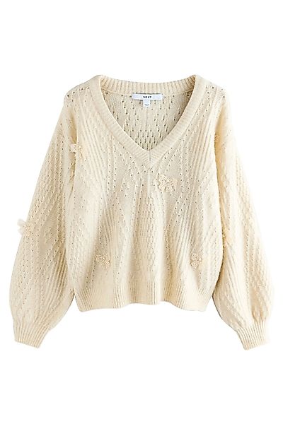 Next V-Ausschnitt-Pullover Argyle-Pullover mit V-Ausschnitt und günstig online kaufen