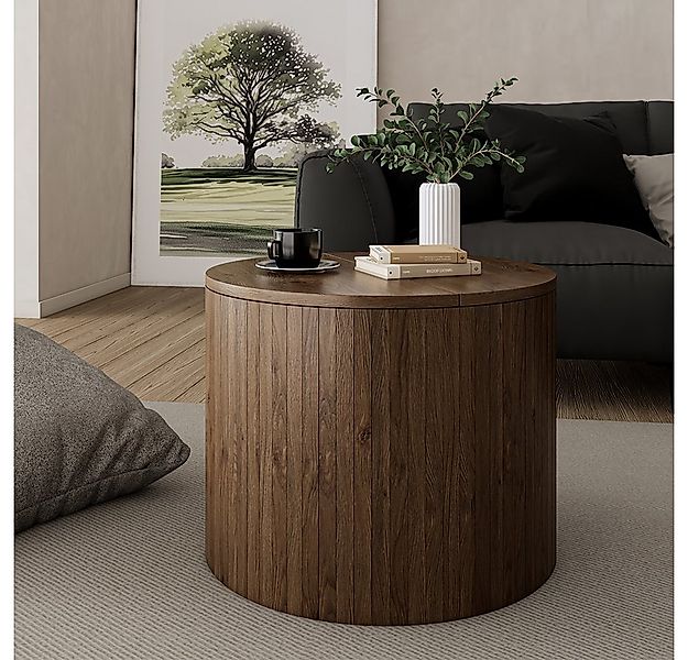 Vicco Couchtisch Tavilo, Walnuss, 48 x 48 cm (1-St) günstig online kaufen