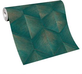 Bricoflor 3D Tapete in Dunkelgrün für Wohnzimmer und Schlafzimmer Design Vl günstig online kaufen