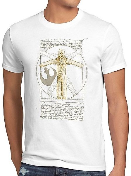 style3 T-Shirt Vitruvianischer Wookiee chewie da vinci star wars günstig online kaufen
