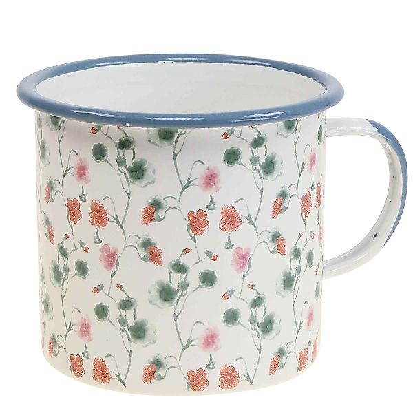 Viana Übertopf Pflanztasse Emaille Deko Vintage günstig online kaufen