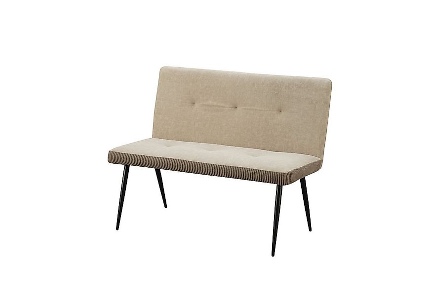 HTI-Living Polsterbank 2-Sitzer Bank Taupe Joschka (Stück, 1-St., 1 Sitzban günstig online kaufen