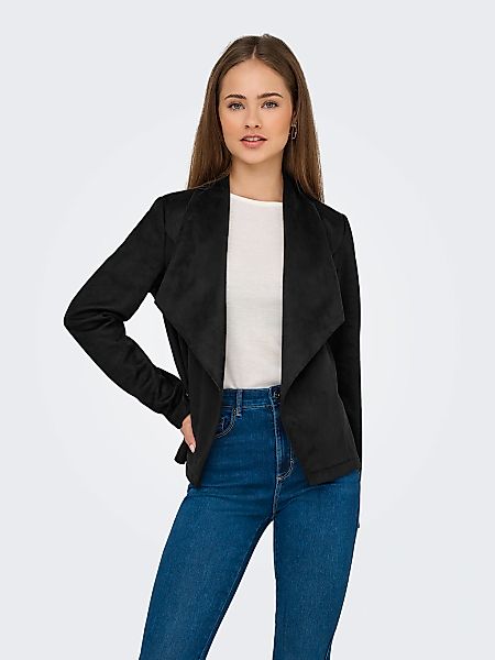 ONLY Kurzjacke "ONLJOLINE FAUX SUEDE DRAPY JACKET OTW" in Wildleder Optik günstig online kaufen