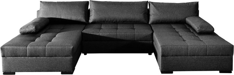 COLLECTION AB Wohnlandschaft "Josy U-Form, B: 307 cm" mit Bettfunktion & Be günstig online kaufen