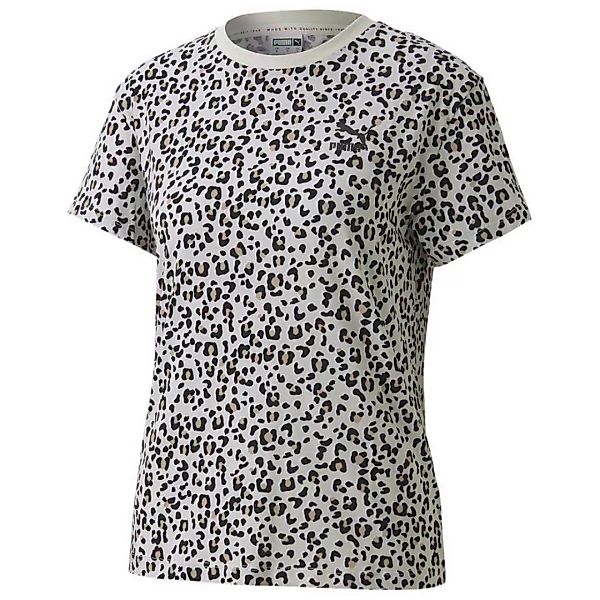 Puma Select Classics All Over Print Logo Kurzärmeliges T-shirt M Vaporous G günstig online kaufen