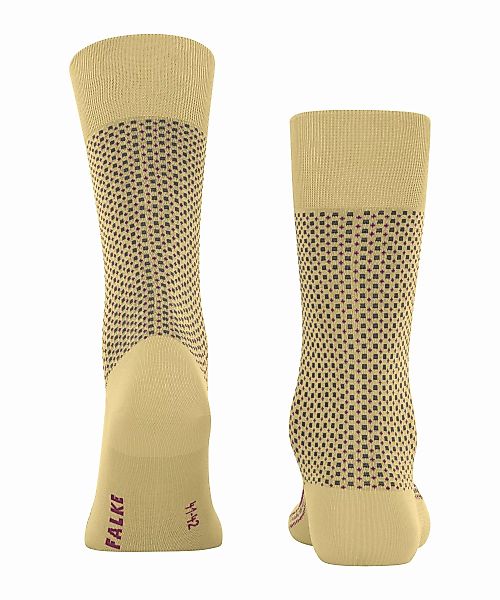 FALKE Uptown Tie Herren Socken, 47-48, Gelb, Ajour, Baumwolle, 12437-102507 günstig online kaufen