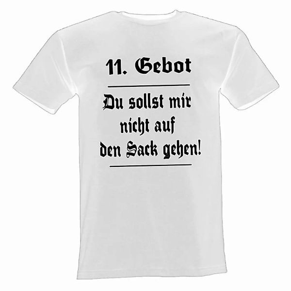 Lustige & Witzige T-Shirts T-Shirt T-Shirt 11 Gebot Du sollst mir nicht auf günstig online kaufen