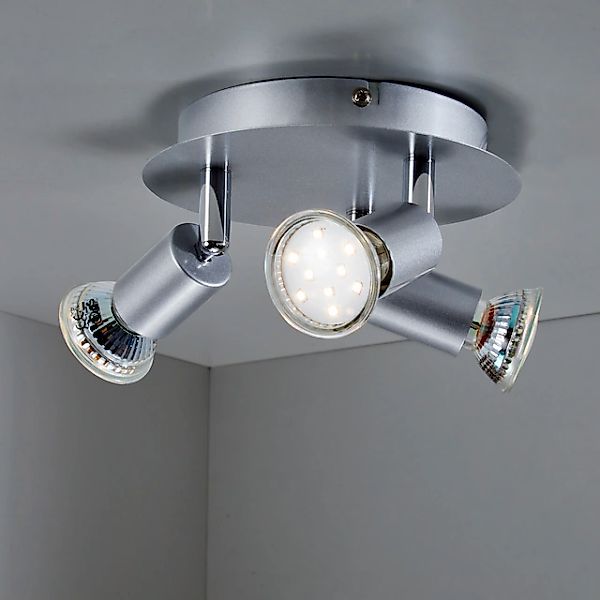 B.K.Licht LED Deckenspots »Lunis 3«, 3 flammig, Leuchtmittel GU10   LED wec günstig online kaufen