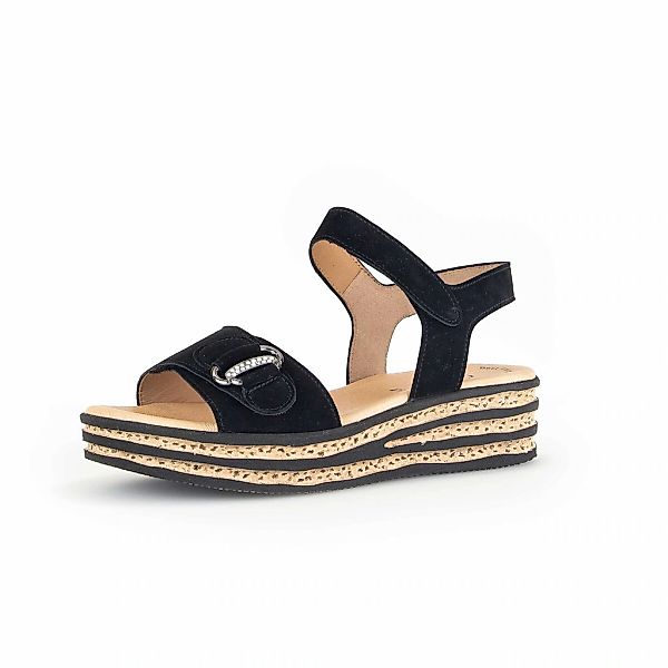 Gabor Plateausandaletten "Plateau Sandale Rauleder" günstig online kaufen