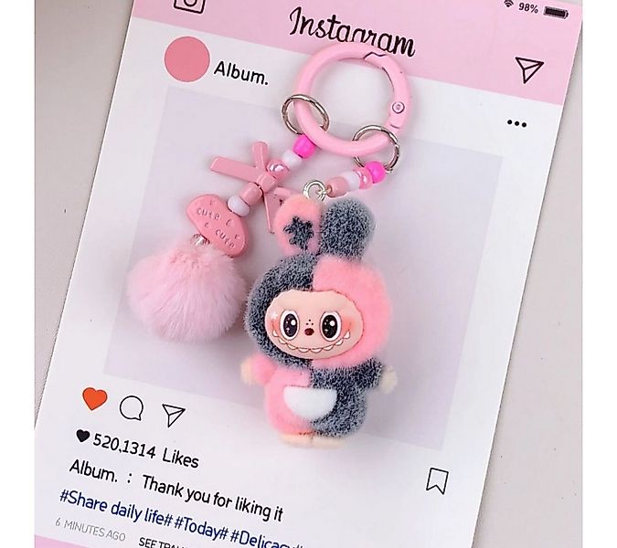 suebidou Schlüsselanhänger Labubu inspirierter niedlicher Anhänger für Tasc günstig online kaufen