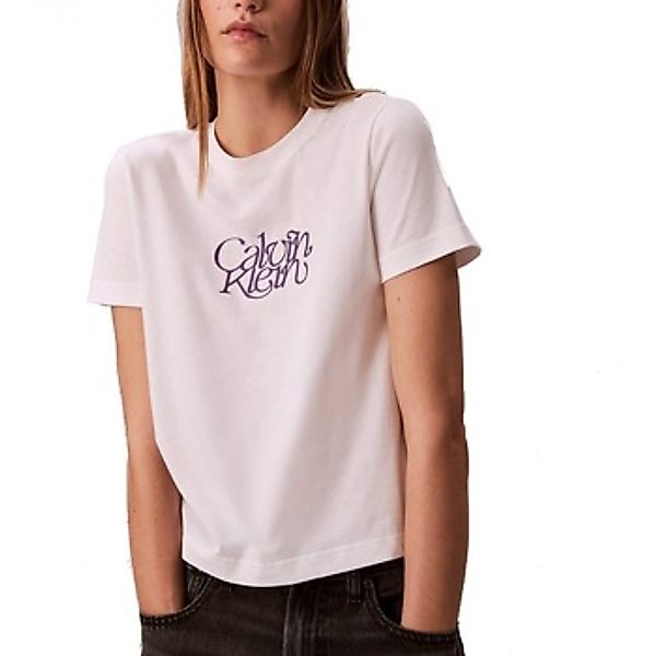 Calvin Klein Jeans  T-Shirt SS FITTED SCRIPT CALVIN günstig online kaufen