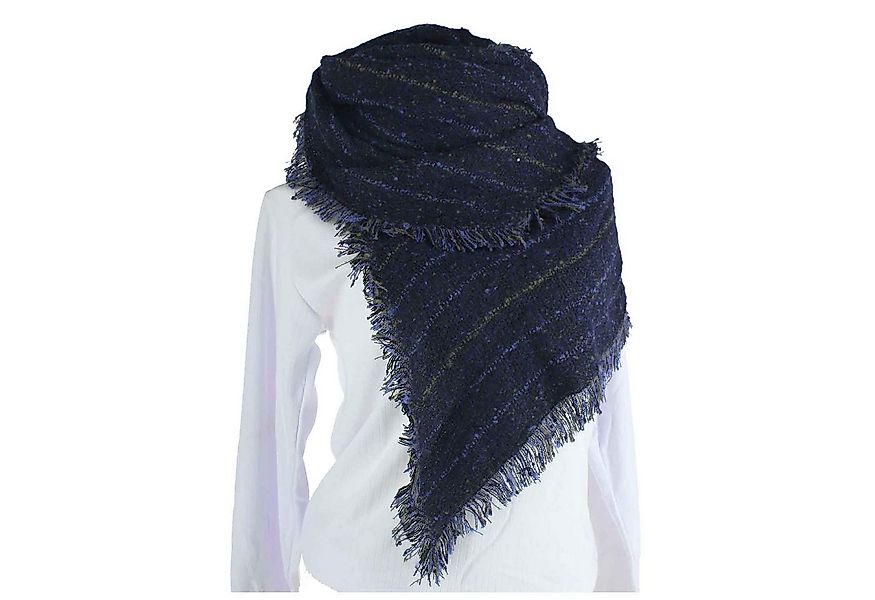 Antonio Strickschal Antonio Schal blau günstig online kaufen